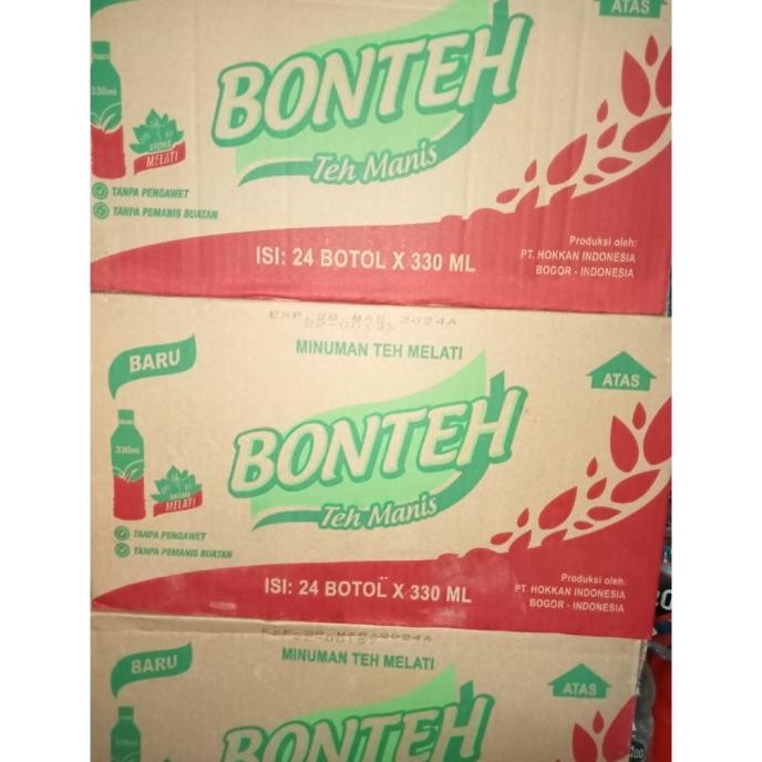 

TERBARU MINUMAN BONTEH MANIS 330ML ISI 24 BOTOL TEH MELATI !!!!!