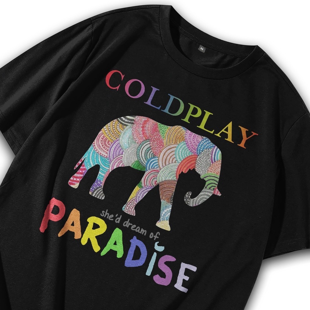 Kaos Band Coldplay Tour Indonesia Rock / Kaos Pop Punk Musik Metal Rock Vol 558 - KAOS METAL ID