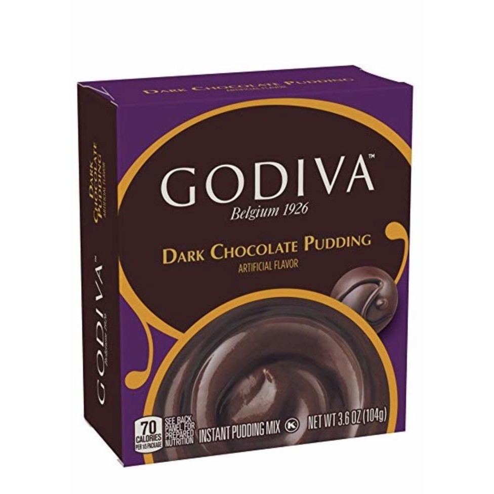 

GODIVA INSTANT PUDDING MIX, DARK CHOCOLATE - FROM USA Kualitas Terbaik