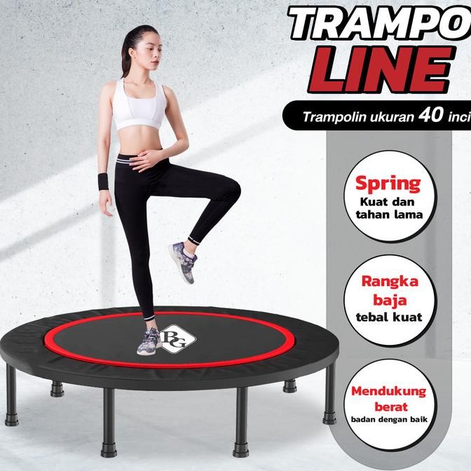 Trampolin / Trampoline / Trampoline 50" / Alat Lompat Besar Model Tl50