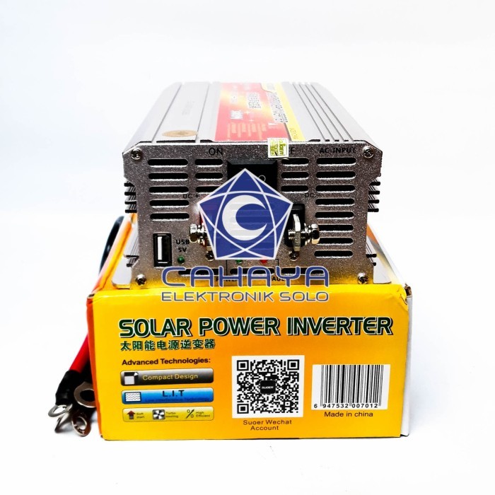 Inverter Suoer 3000W 12V Power Accu Aki Volt Watt Otr