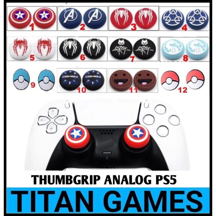 Stik Ps5 Silikon Analog Stik Ps5 Thumbgrip Battlegrip Stik Ps5
