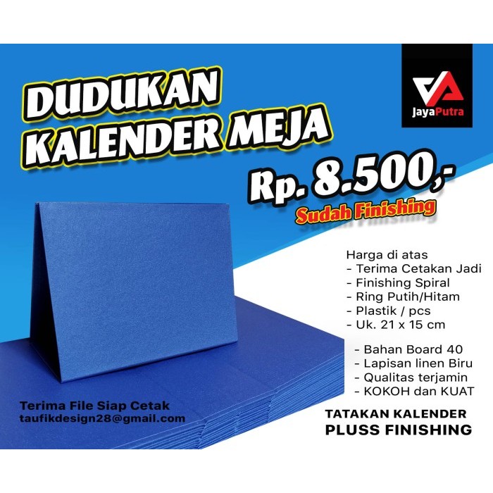 

Grosir DUDUKAN KALENDER MEJA PLUS FINISHING PLUS LUBANG Elegan