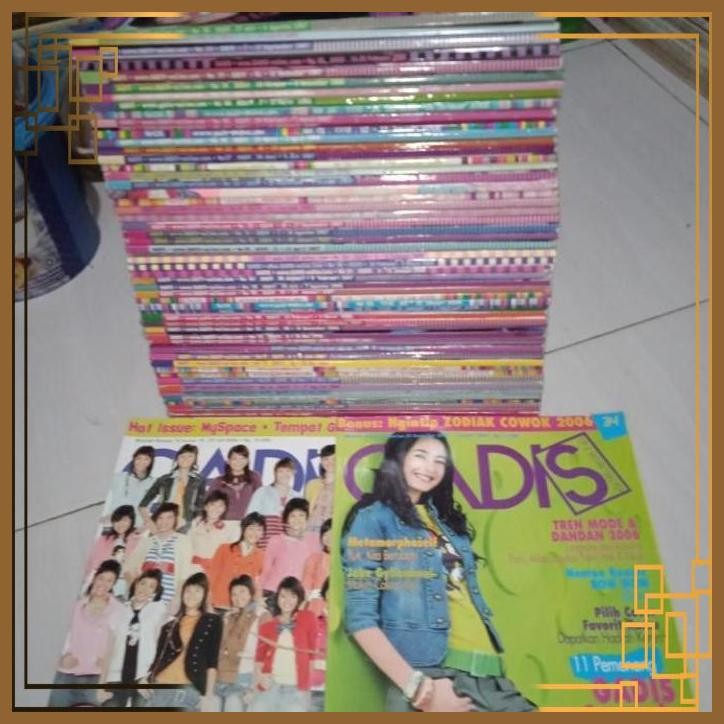 [TBHN] majalah gadis rahun 2005 s d 2008 .. 59 buku