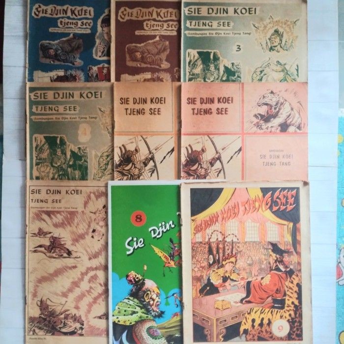 Komik Sie Djin Koei Tjeng See 1-9 Tamat No. 8 nya Edisi Baru