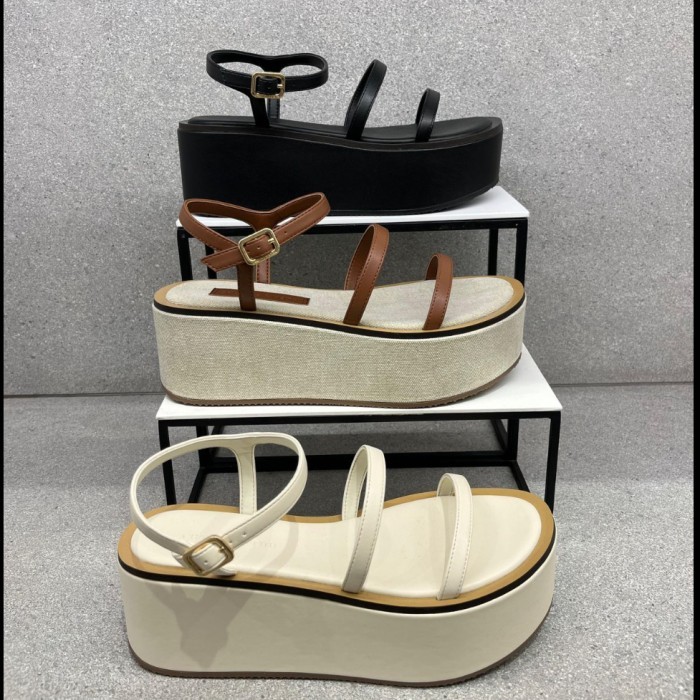 Baru Sepatu Wanita Wedges Charles&Keith Original Store 59 Kekinian