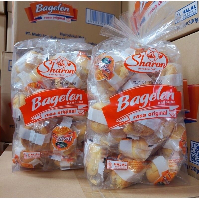 

BAGELAN MINI/KUE KERING/ROTI KERING/BAGELEN SHARON ISI 30PCS/300GRM/PAC.