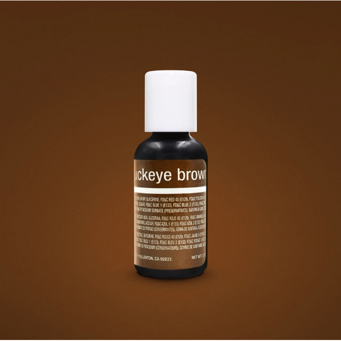 

Buckeye Brown Chefmaster Liqua-Gel Food Coloring 20 ml