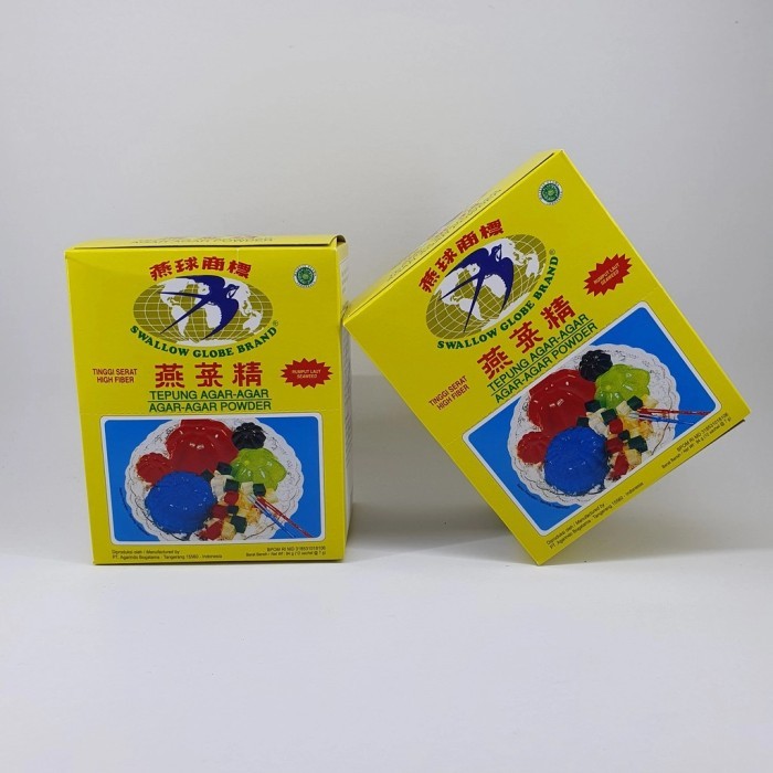 

Agar agar Swallow globe plain 1 box