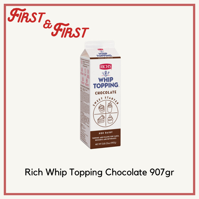 

Rich Whip Topping Chocolate 907gr