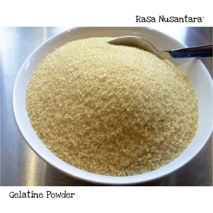 

Gelatine powder 250gram ( gelatine bubuk halal Germany )