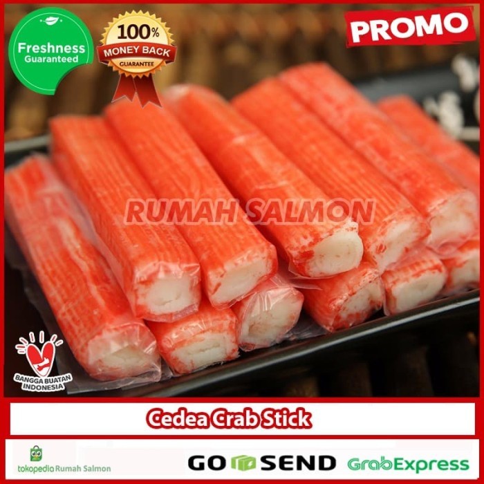 

GROSIR KANI CRABSTICK Stik Kepiting Suir Crab Stick Halal 500 gr