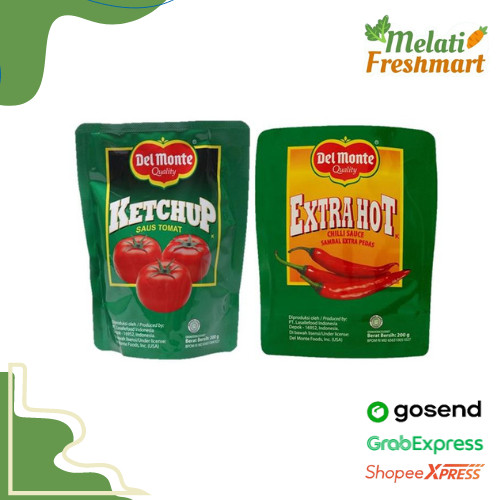 

DelMonte Pouch 200gr Extra Hot, Tomato - Melati Freshmart