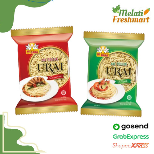 

Mie Telur Urai Burung Dara 140gr - Melati Freshmart