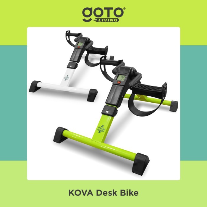 Ready Kova Desk Bike Sepeda Statis Terapi Lutut Kaki Bawah Meja Kerja