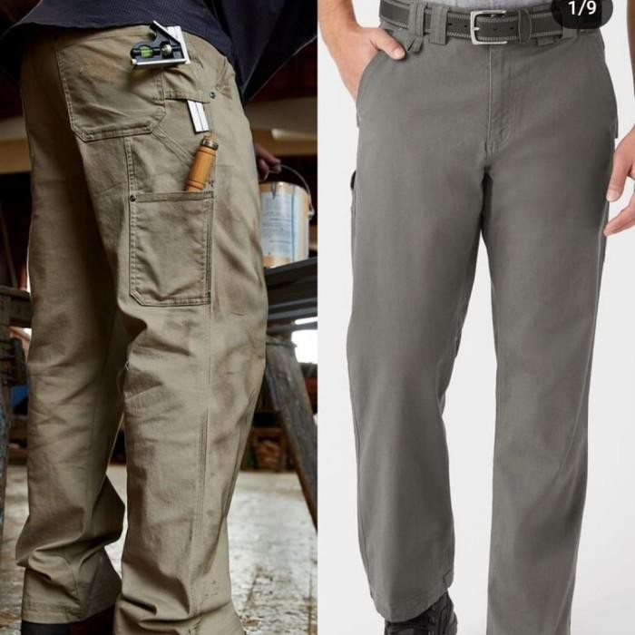 Celana Dulu+Th Carpenter Pants Flex Fire Hose Grey Original