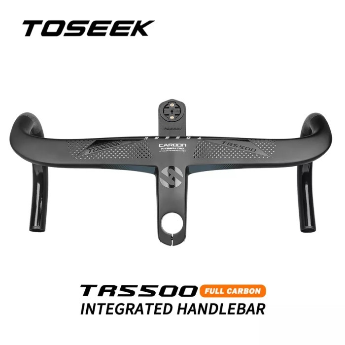 Ready Handlebar TOSEEK TR5500 Integrated Carbon Dropbar Stang Roadbike