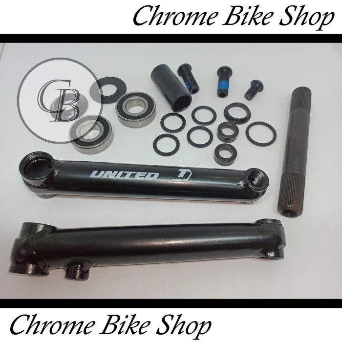 Ready Gir Gear Crank Set sepeda BMX United BB MID