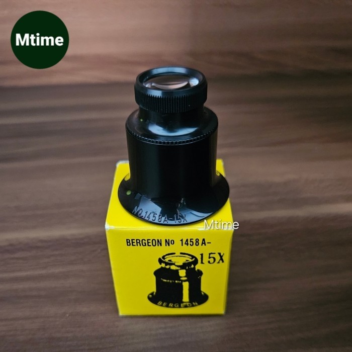 

Ready BERGEON NO.1458A 15X eye loupe magnifier