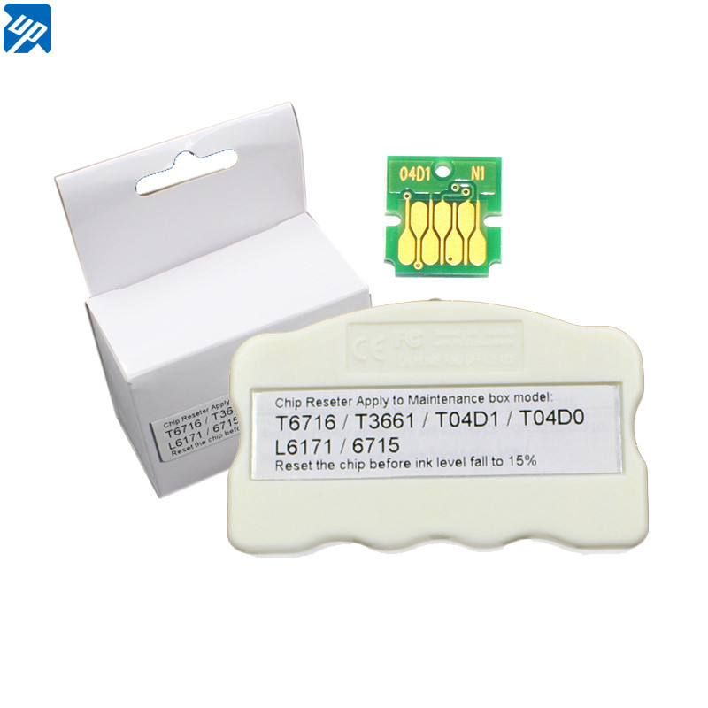 T04D1 Tangki Pemeliharaan Chip Resetter untuk Epson L6168 L6178 L6198 L6170 L6190 L6191 L6171 L14150