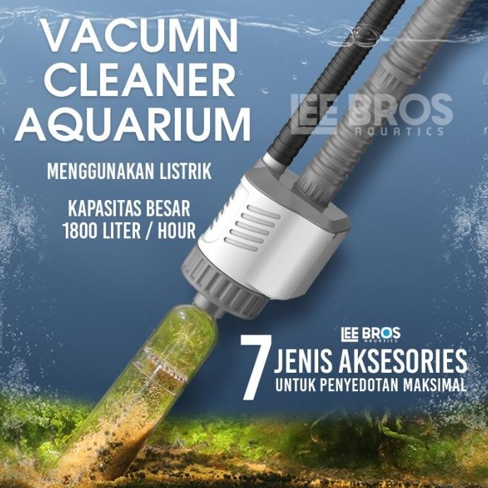 Vacuum Aquarium dan Kolam / Siphon Gravel Aquascape / Electric Vacumn