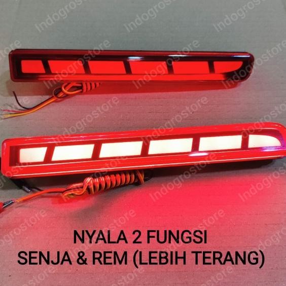 Reflektor Led Lampu Bumper Belakang Mobil Rush Terios 2012 2015 2017