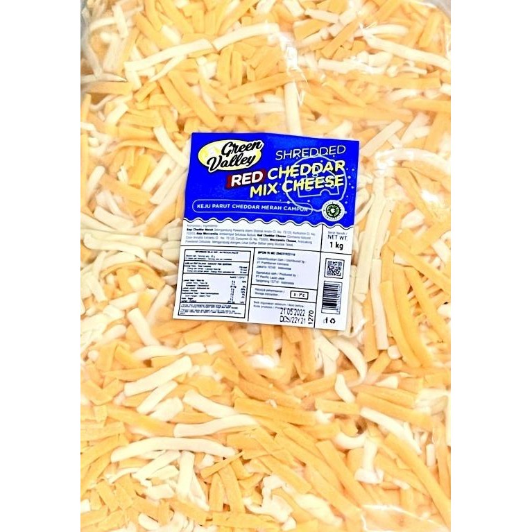 

Repa! Green Valley Shredded Red Cheddar X Cheese Mozzarella 500Gr