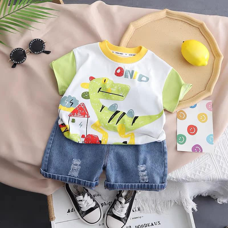 Baju Anak Setelan Laki Umur 1 4 5 Tahun 3 6 7 Stelan Pendek Bayi Secelana 1Stell Balita Setcel Cowok