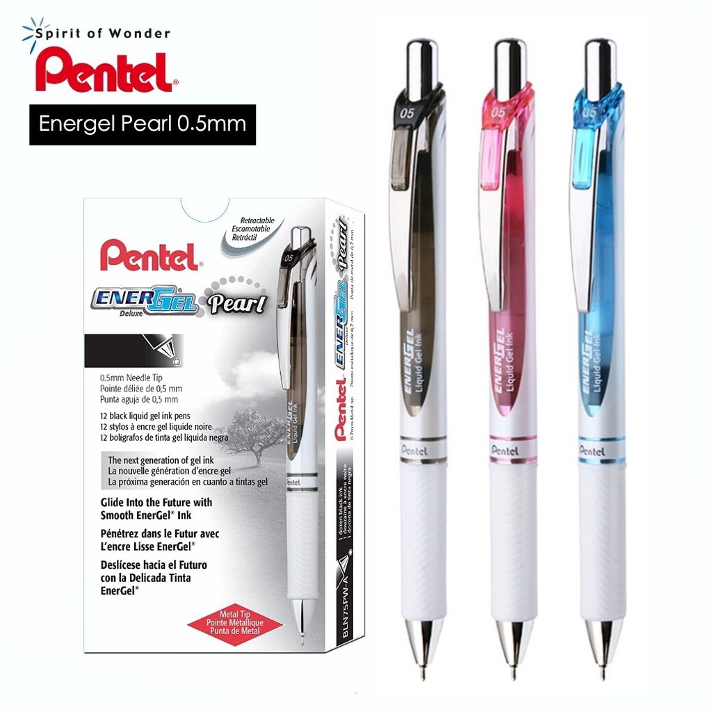 

Pentel Energel Pearl Gel Ink Pen 0,5mm (12 Pcs) |L6ULBrFu|
