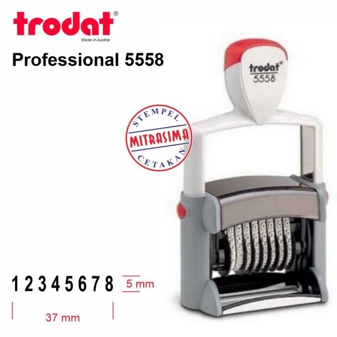 

Stempel Trodat 5558 - Trodat Professional Model Nomor 8 Digit Tersedia