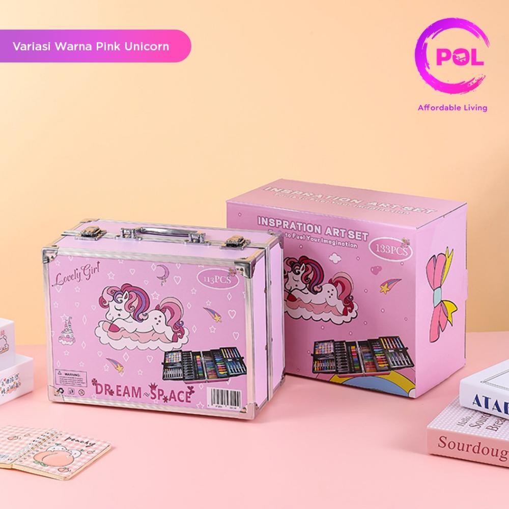 

Super Murah [Pol] Cod Sni Crayon Art Set 128Pcs & 133Pcs Koper Alumunium Besi | Krayon Pensil Warna 8.8