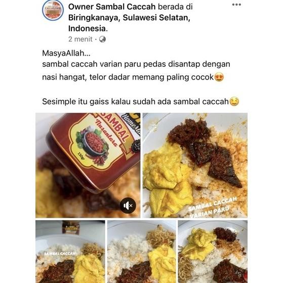 

(Cod)Terlaris!!! Sambal Caccah Baby Cumi, Sambal Paru, Sambal Cakalang, Sambal Teri, Sambal Ebi Tumbuk, Sambal Bawang Pedas Mantap!