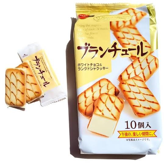 

Bourbon Blanchule Biscuits - White Chocolate Blanchul Langue de Chat Japan Snack