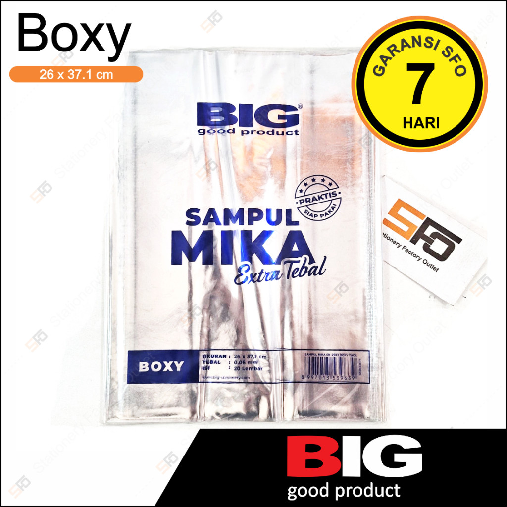 

Sampul Buku Mika BIG Boxy 20 lembar - 2022 - SFO Semarang Official