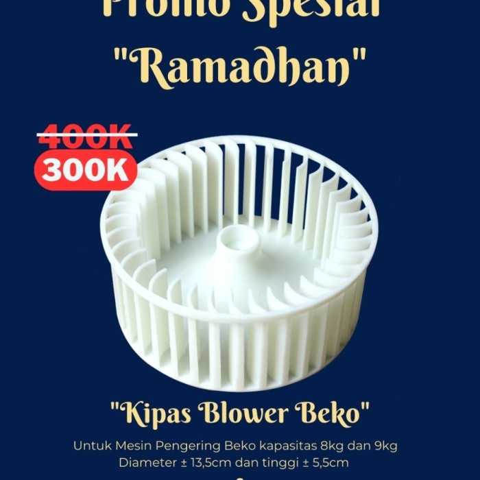 KIPAS BLOWER/ FAN DRYER PENGERING BEKO ORI