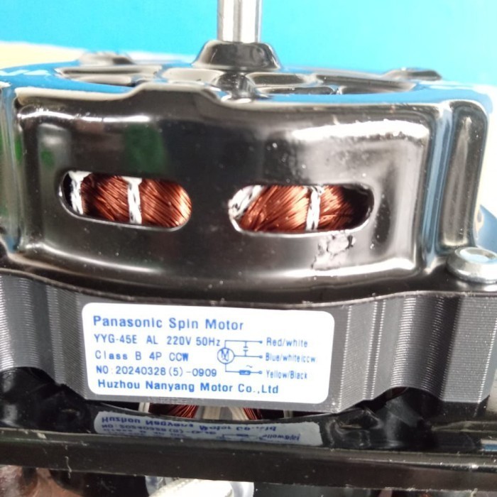DINAMO SPIN PENGERING MESIN CUCI PANASONIK ORIGINALINAL YYG-45E NEW