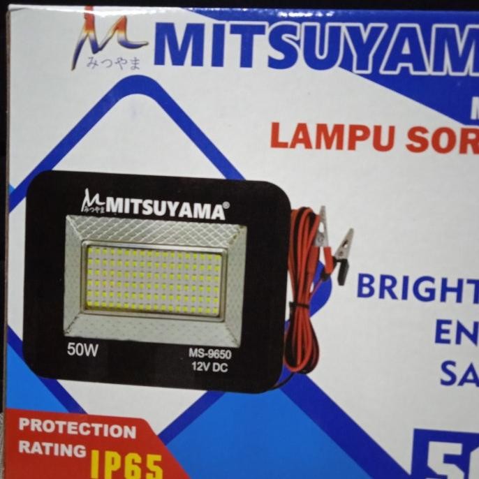 Lampu DC 50 Watt Sorot Tembak 12 Volt AKi Outdoor Lampu 50 Watt Aki