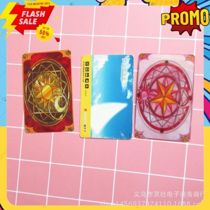 

PROMO PICL STICKER ATM KARTU CLOW CARD STIKER CARDCAPTOR SAKURA ANIME ECOS