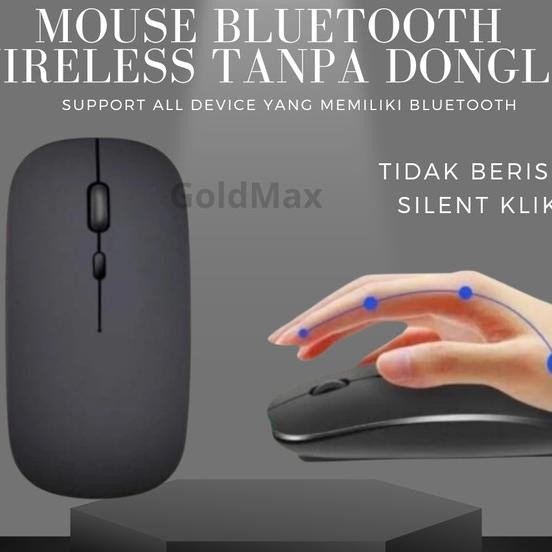 Mouse Bluetooth Wireless Tanpa Dongle Usb Silent