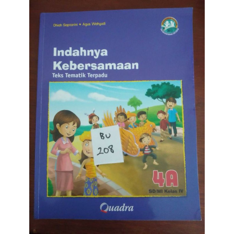 

INDAHNYA KEBERSAMAAN KELAS 4 SD/MI (BU208)