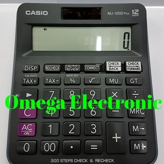 

Casio Desktop Mj-120D Plus - Kalkulator Meja Office Che Correct Mj