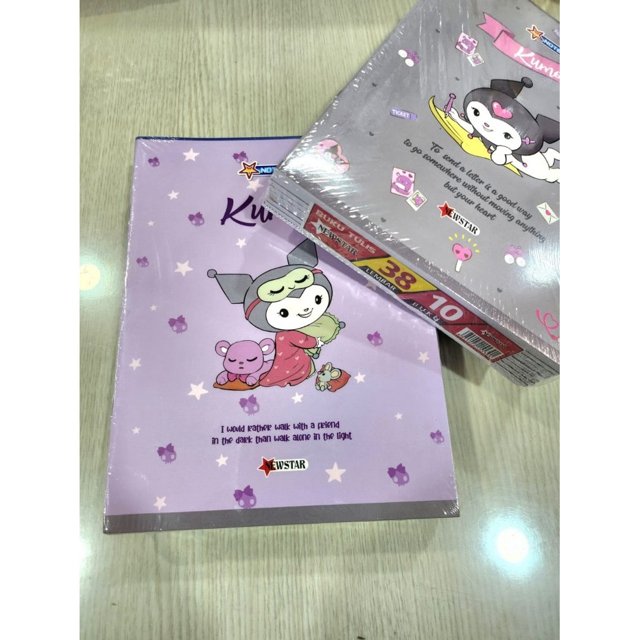 

Sale Buku Tulis Kuromi Sanrio 38 Alfa / Newstar Isi 10Pcs