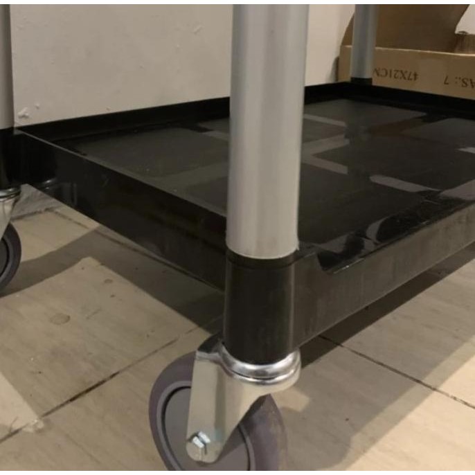 Trolley makanan / trolley pengangkut piring kotor / troli restoran / trolley pengumpul piring kotor 