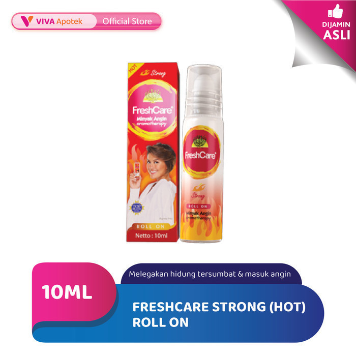 FreshCare Strong (Hot) Roll On untuk Menghangatkan Tubuh (10 ml)