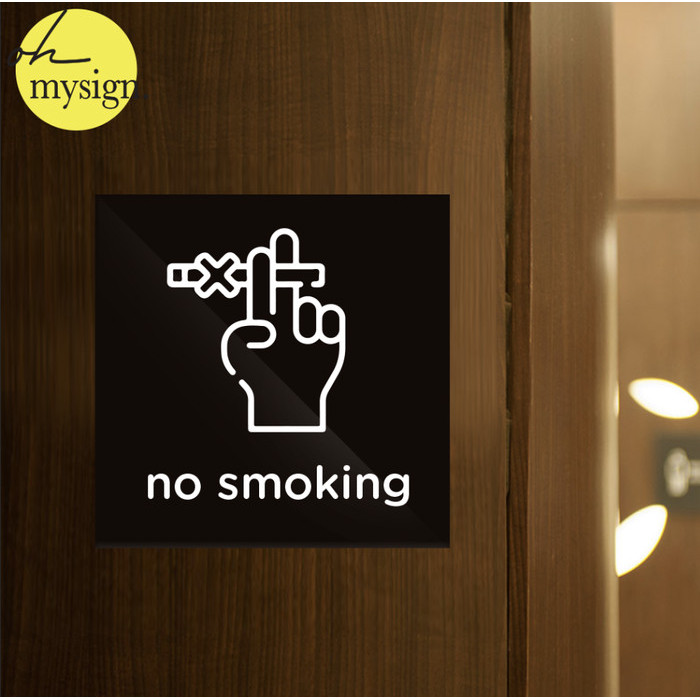 

Promo Sign Akrilik No Smoking Printed | Papan Penanda | Stiker Akrilik Keren