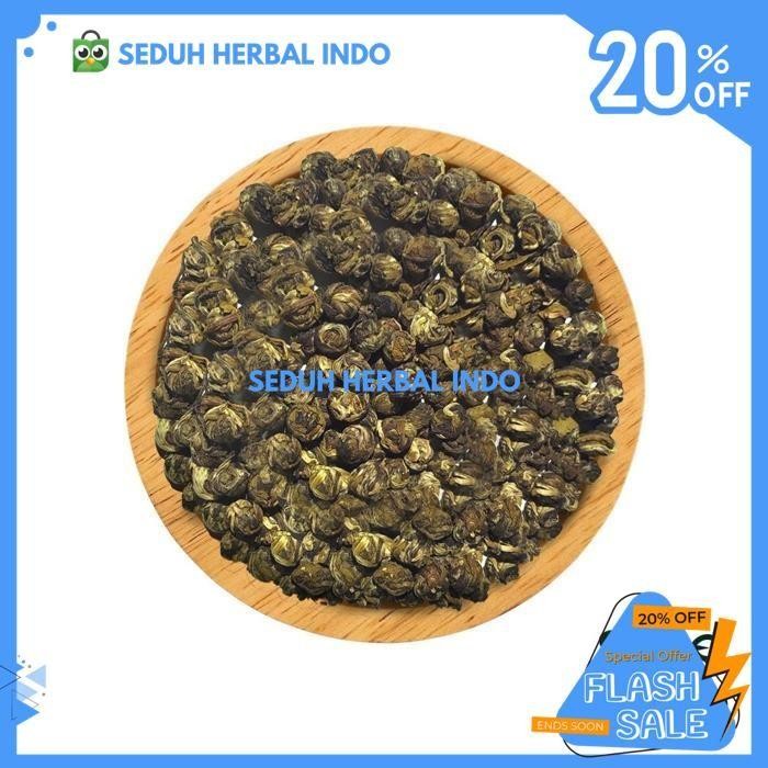 

DRAGON PEARL JASMINE TEA / HAND ROLLED JASMINE GREEN TEA NETTO 250