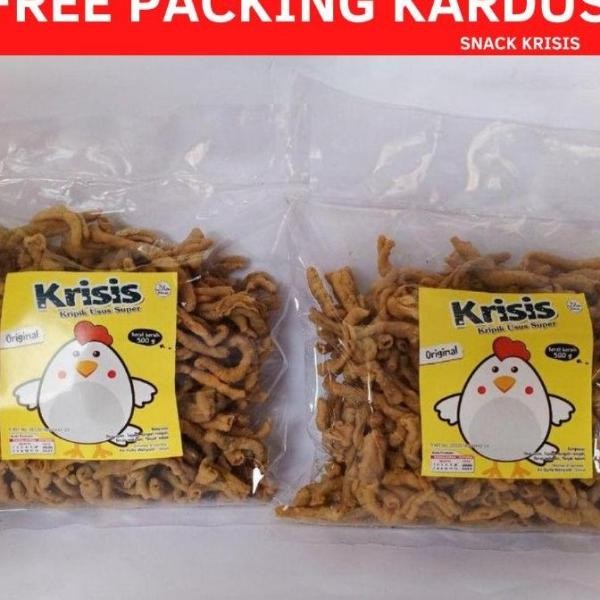

Keripik Usus 1/2 Kg 500 Gr Kripik Usus Crispy Krispy