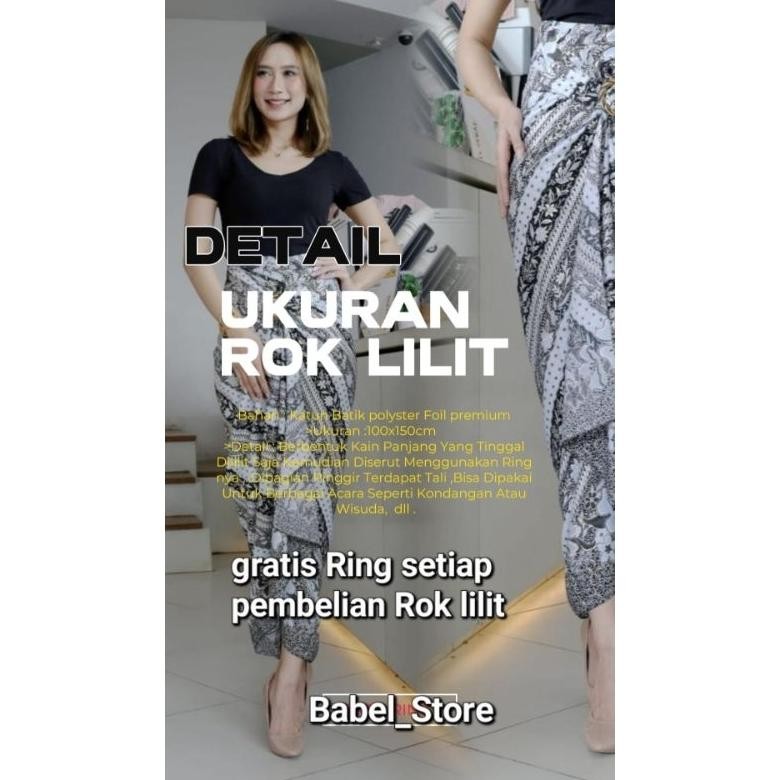 Dvc-78 Rok Lilit Batik Bawahan Kebaya/Batik Couple Rok Lilit/Rok Lilit/Rok Lilit Batik/Rok Lilit Bat