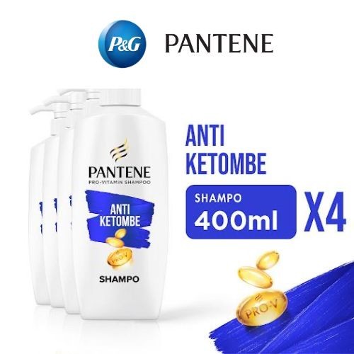 Pantene Pro-V Shampo Anti Ketombe 400ml Paket x4 / Perawatan Shampoo
