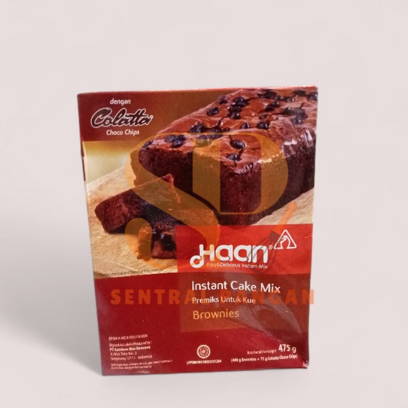 

HAAN INSTANT CAKE BROWNIES KUKUS 475 GRAM